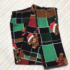 LuLaRoe Bottoms - NWT Holiday LuLaRoe Kids’ L/XL Leggings Teddy Bear LuLaRoe Bottoms - NWT Holiday LuLaRoe Kids’ L/XL Leggings Teddy Bear